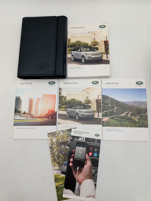 2017 Land Rover RANGE ROVERFull Size OWNERS MANUAL SET W/ CASE
