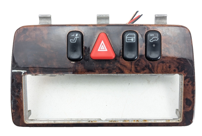 1998-2002 Mercedes W208 CLK430 Convertible Dash Switch Trim Bezel Hazard OEM