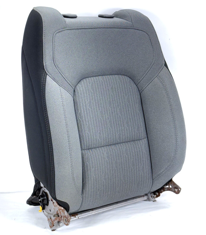 ✅ 19-24 RAM 1500 5th OEM FRONT RIGHT PASSENG. CLOTH SEAT UPPER BACK CUSHION GRAY