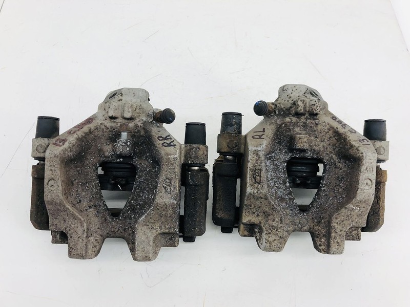 13-14 MERCEDES BENZ C300 W204 REAR LEFT & RIGHT SIDE ABS BRAKE CALIPER SET OEM