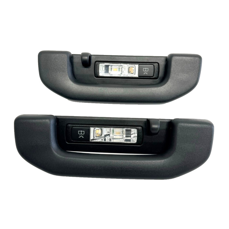 📌 2015 - 2018 MERCEDES C450 AMG REAR LEFT & RIGHT GRAB HANDLE SET W/ LIGHT OEM