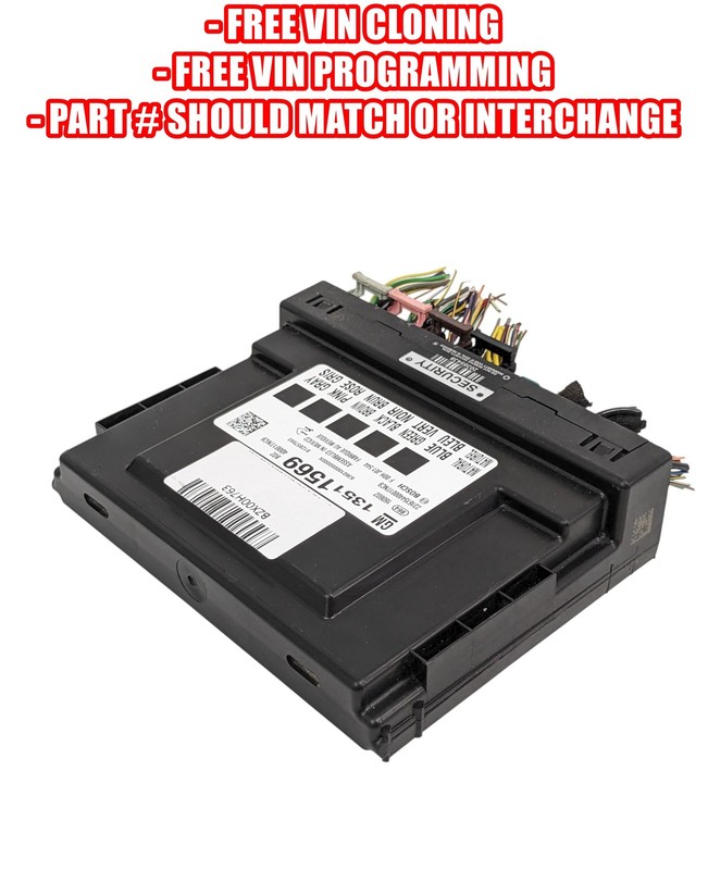PROGRAMMED 15-19 Cruze Vauxhall OPEL Astra Golf Mk7 BCM ECU Body Control Module