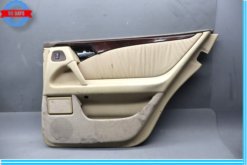 96-03 Mercedes E320 E430 W210 Rear Right Passenger Interior Door Panel Tan Oem