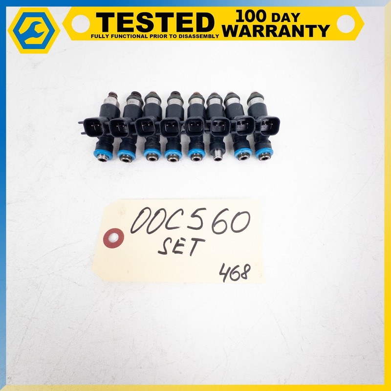 97-04 CHEVROLET CORVETTE C5 5.7L LS1 ENGINE FUEL INJECTOR SET OF 8 OEM