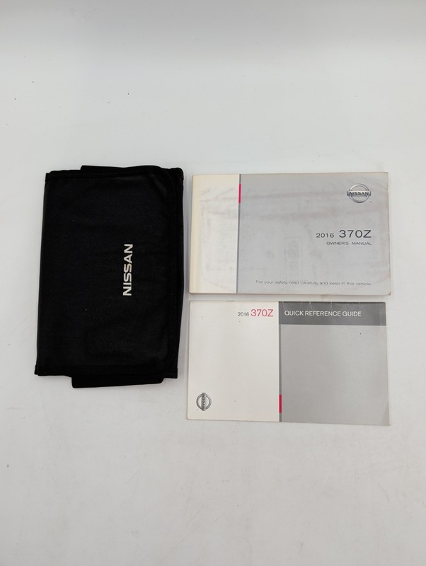 2020 Nissan 370Z Owner's Manual With Quick Reference Guide & Case