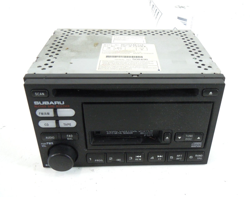 2001 2002 Subaru Legacy AM FM Radio CD Disc Cassette Player Receiver OEM