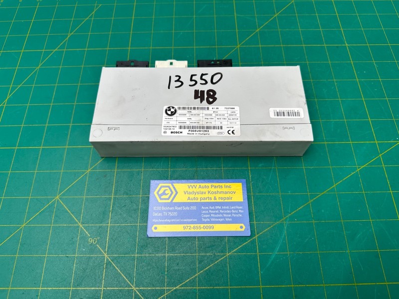 11-16 BMW F10 TRUNK LIFT CONTROL MODULE OEM 7327886