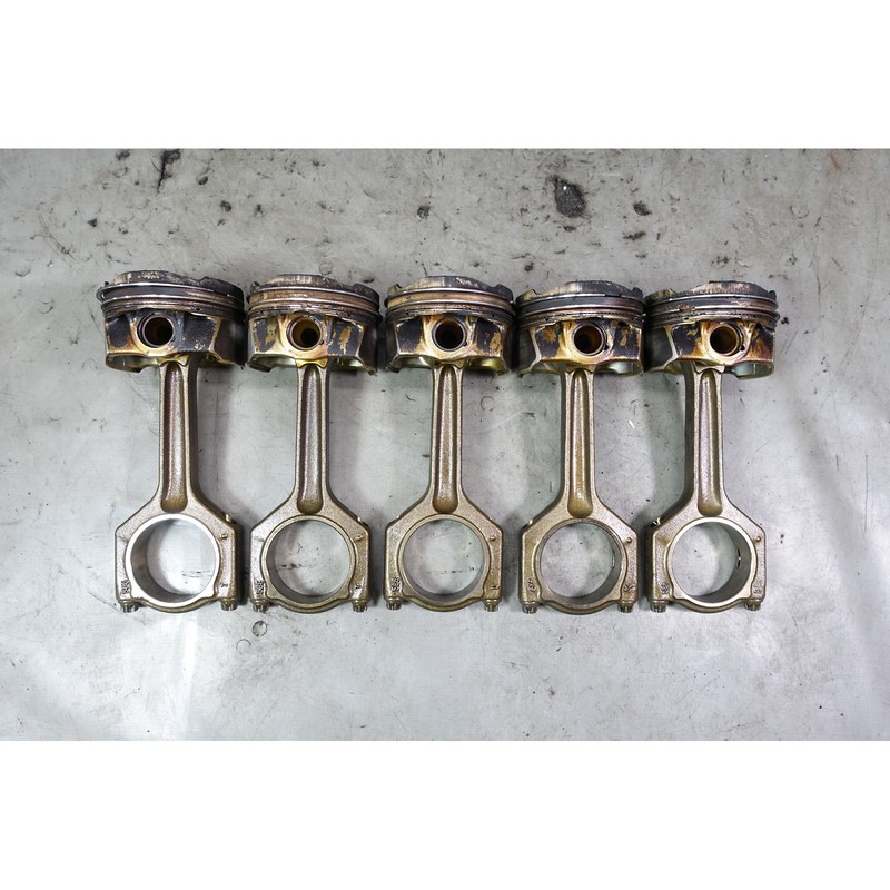 2011-2017 BMW F30 335i F10 535i N55 6-Cyl Piston and Connecting Rod Set of 5 OEM