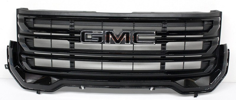 OEM Grille For 2021-2023 GMC Acadia SLE 85596565 Gloss Black with Black Emblem