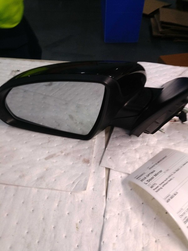 Used Left Door Mirror fits: 2016 Kia Optima Power Korea built VIN K 1st digit LX