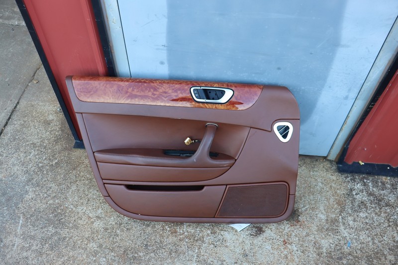 2006-2012 BENTLEY CONTINENTAL FRONT LEFT SIDE INTERIOR DOOR PANEL COVER OEM