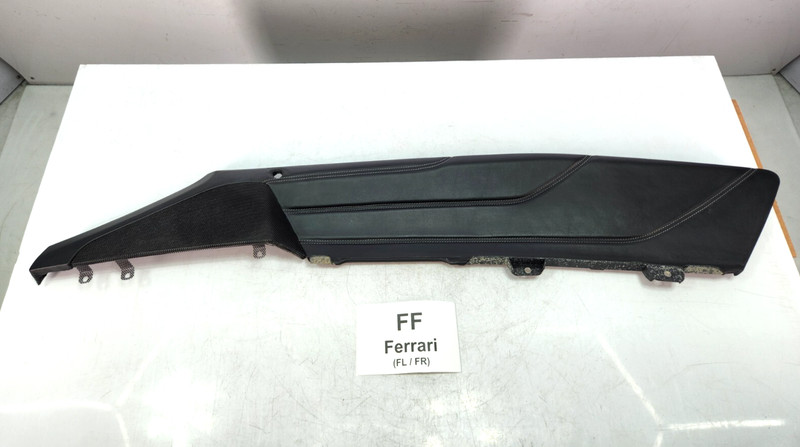 ✅11-16 OEM Ferrari FF Front Right Passenger Door Trim Panel Cover Black Leather*