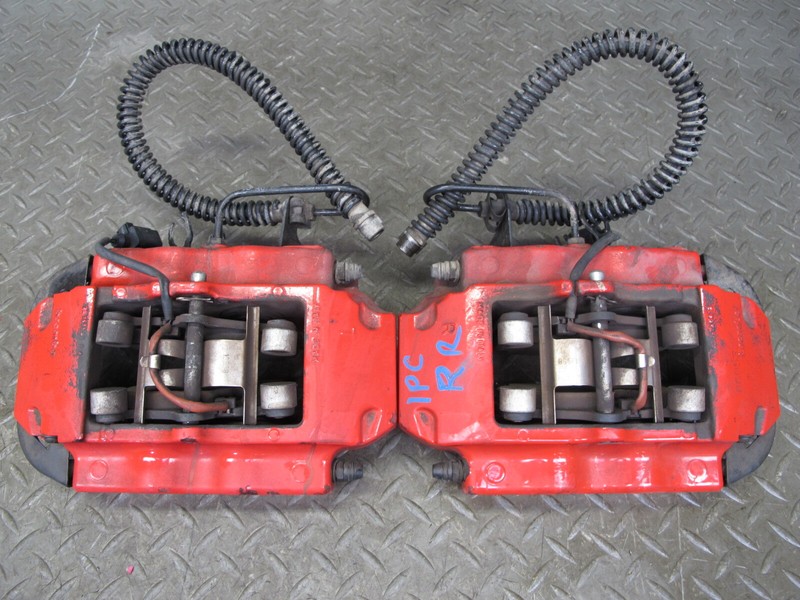 2008-2010 PORSCHE CAYENNE 957 GTS REAR LEFT & RIGHT SIDE BRAKE CALIPER BREMBO