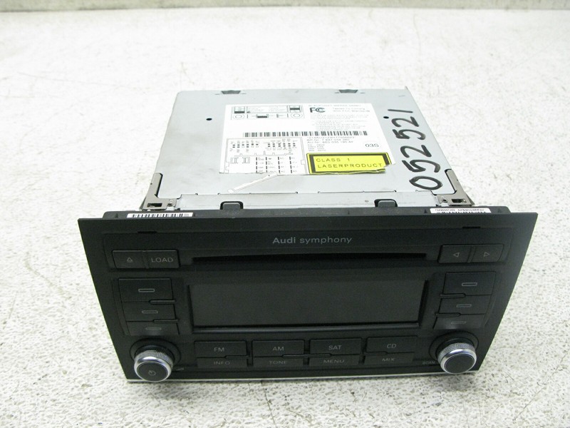 04-08 AUDI B7 A4 SEDAN SYMPHONY STEREO RADIO CD HEAD UNIT SATELLITE OEM 052521