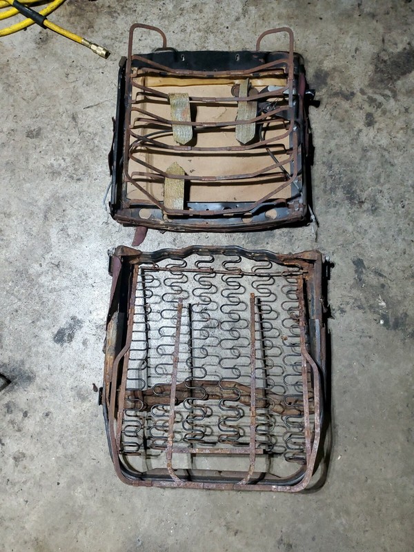 Mercedes Benz 380SL R107 W107seat spring set front left driver