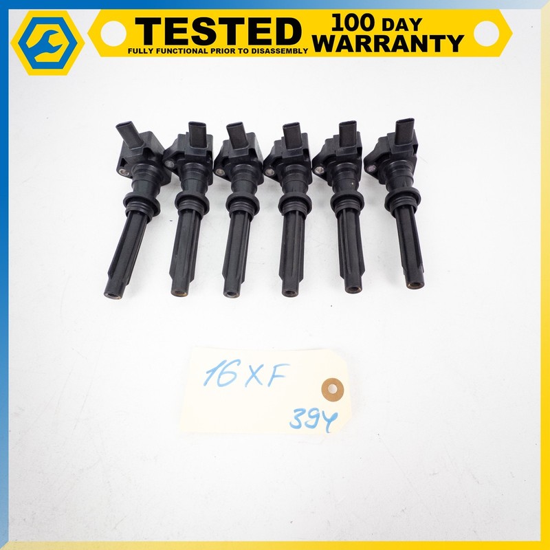 13-21 JAGUAR XF XJ RANGE ROVER ENGINE MOTOR COIL SET OF 6 OEM
