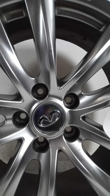 2017 INFINITI Q70 OEM 18x8 Black Alloy Wheel, Used, 10 Spoke, 136k Miles