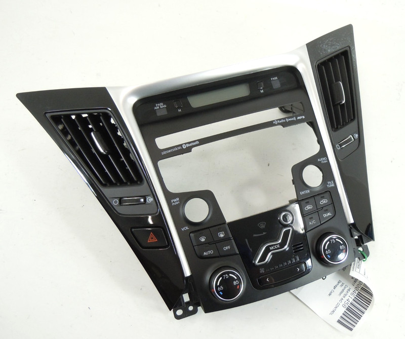 2011-2013 Hyundai Sonata Manual Climate Temperature Control W/ Trim & Vents OEM