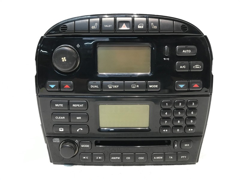 04-09 Jaguar XJ8 X350 AC Heat Climate Controls Radio CD Player Telephone OEM