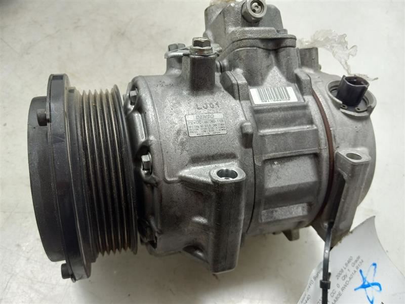07-17 LEXUS LS460 4.6L V8 AC COMPRESSOR