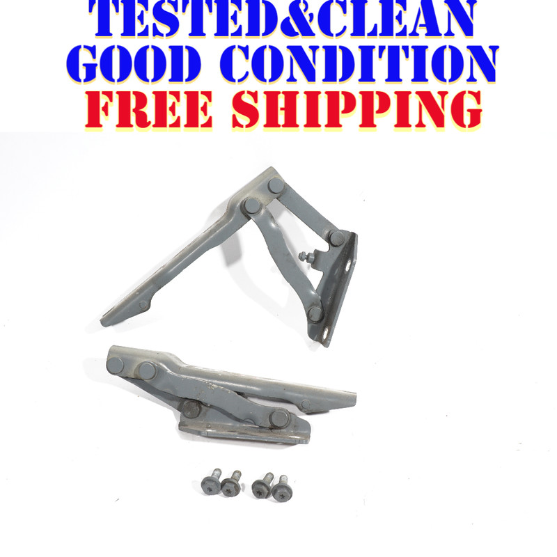 08 09 10 BMW 528i 528Xi E60 HOOD BONNET HINGE LEFT & RIGHT SET OF 2 OEM
