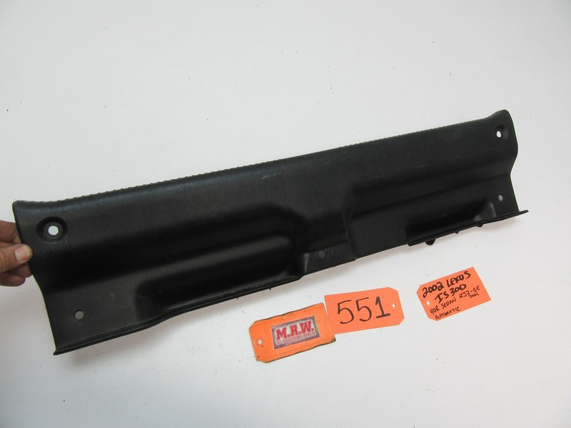 01-05 LEXUS IS300 TRUNK LATCH TRIM COVER INTERIOR PANEL 64716-53010 DECK LID