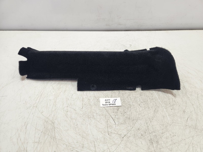 ✅ 12-20 OEM Tesla Model S Rear Right Passenger Trunk Carpet Trim Black 19k