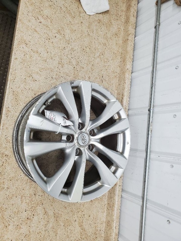 Wheel 18x8 Alloy 10 Spoke Gloss Painted Finish Fits 08-10 INFINITI M35 303655
