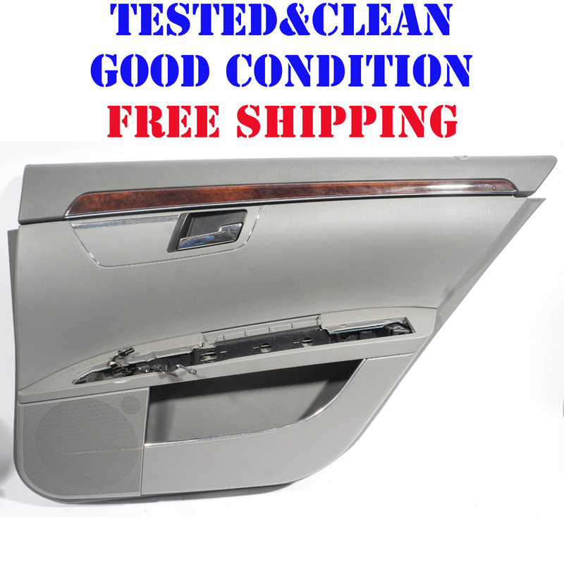 07-09 MERCEDES S550 W221 REAR RIGHT PASSENGER SIDE DOOR PANEL TRIM OEM