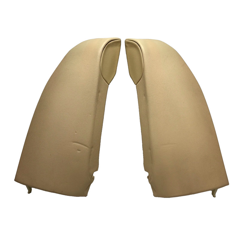 📌 10–16 BMW 528I REAR LEFT & RIGHT SIDE UPPER SEAT BOLSTER LEATHER BEIGE OEM