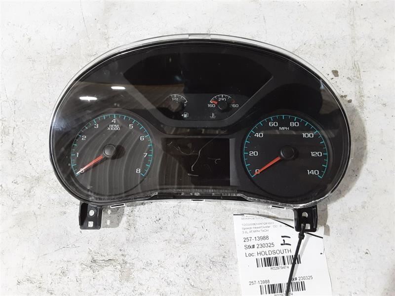 19 Chevy COLORADO Speedometer Cluster MPH And KPH UMN Opt UDC ID 84624950