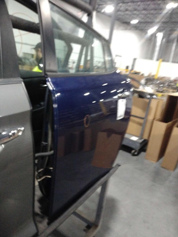 2017 Nissan Leaf Rear Left Door Blue 74000 Miles OEM Part 359873