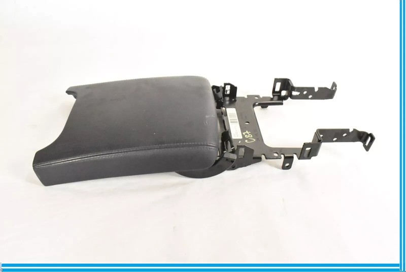 10-19 Jaguar X351 XJ XJR Center Console Armrest Lid Trim w/ Bracket Black OEM