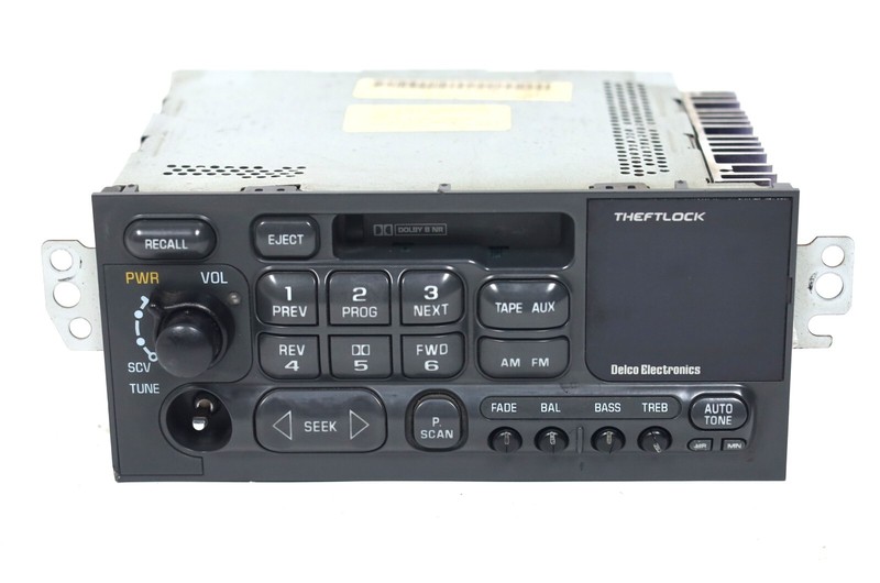 1997-2004 Chevrolet Corvette C5 Factory Radio W/ Cassette USED GM16257631