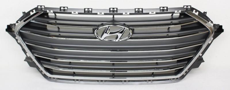 OEM Upper Grille For Hyundai Elantra Sedan (Korea built) Chrome 86350-F2100