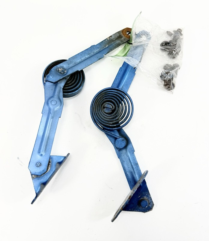 92-96 Ford F150 F250 F350 Hood Hinges with Mounting Bolts *Blue left / right OEM