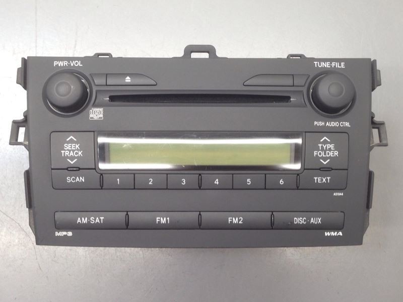 Radio Receiver AM-FM-CD A51844 86120-02750 Fits 2009 Toyota Corolla 14755