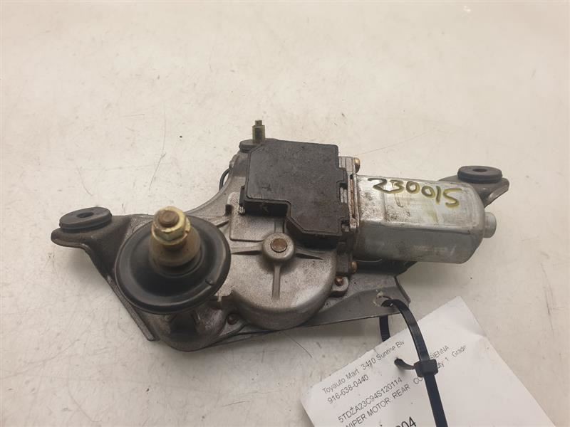 04-10 TOYOTA SIENNA LE REAR WIPER MOTOR ASSEMBLY