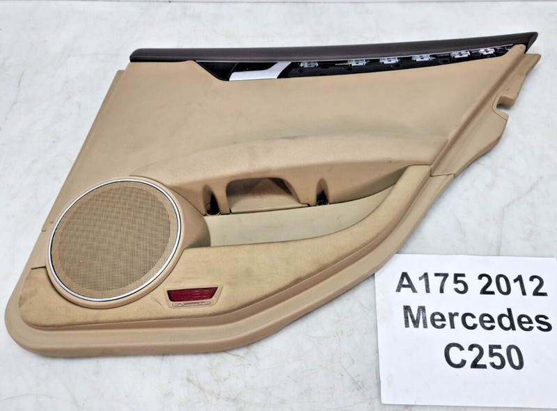 ✅ 08-14 OEM Mercedes W204 C250 Rear Right Passenger Interior Door Panel Beige*