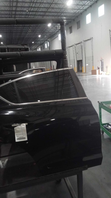 2016 Acura ILX Rear Right Door Black Used OEM 75403 112K Miles