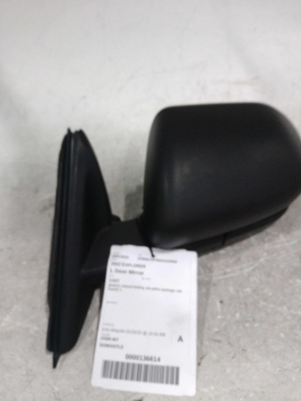 2022 Ford Explorer Left Door Mirror Assembly Silver OEM Used 25K Miles