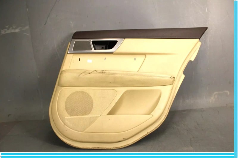 09-11 Jaguar X250 XF XFR Rear Right Passenger Side Interior Door Panel Ivory OEM