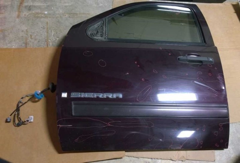 07 08 09 10 11 GMC SIERRA LEFT FRONT DRIVER DOOR OEM BS-227