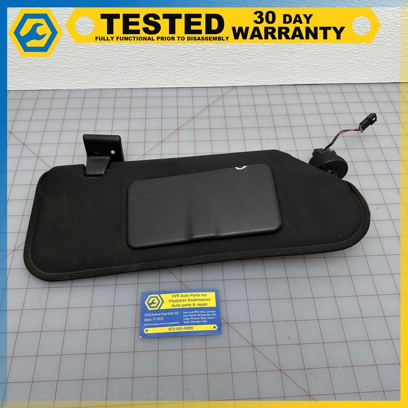 05-13 Chevy Corvette C6 SUN VISOR RIGHT PASSENGER SIDE SUNVISOR OEM