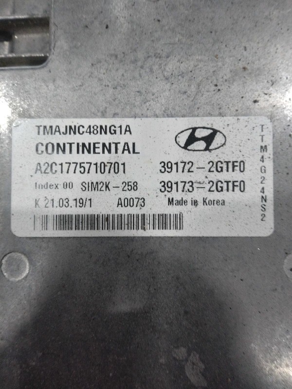 2019 Hyundai Santa Fe Engine Control Module ECM 2.4L OEM 62000 Miles Grey