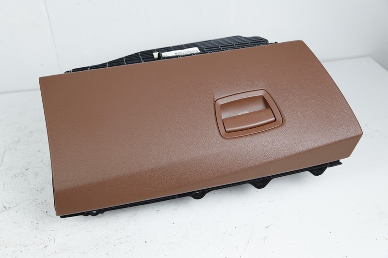11-16 BMW 5 SERIES F10 DASH DASHBOARD GLOVEBOX COMPARTMENT LID CINNAMON BROWN