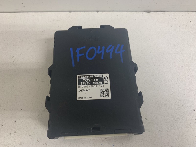 2010-2012 Lexus HS250H Transmission Control Module Tcu Tcm 89535-75020