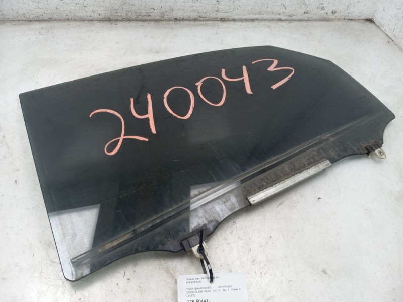 10 11 12 13 14 15 LEXUS RX350 REAR DRIVER LEFT DOOR GLASS
