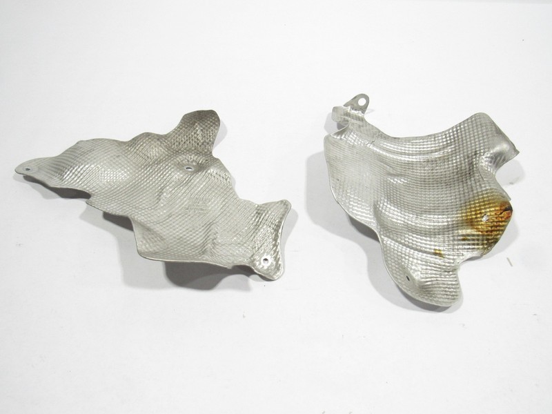 12-18 Bentley Continental GT W12 2015 Transmission Heat Shield Cover Set ;:A