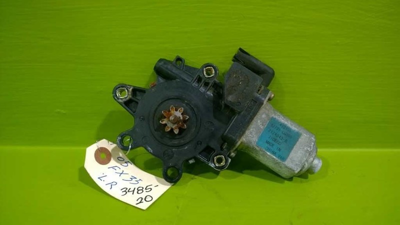 03 04 05 06 FX35 3.5L DRIVER LEFT REAR WINDOW MOTOR OEM 3485-20